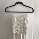 Victoria's Secret VTG 90’s Gold Label White Gown Ruched Bodice Satin Dress S Photo 1