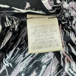 Lovestitch  Black Purple White Dolman Short Sleeve Light Relaxed Fit Blouse Sz S Photo 4