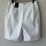 NWT I.N.C International Concepts Pull On Bermuda White Size 8 Photo 2