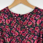 Ralph Lauren Lauren  Womens Red Pink Floral‎ Cold Shoulder Dress Sz 4 | Romantic Photo 6