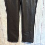 NYDJ NWOT  Marilyn Faux Leather Straight Leg Pants Photo 3