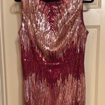 Long Sequin Dress Gold Size XL Photo 3