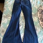 Flare Leg Ripped Jeans Blue Size M Photo 3