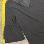 Belongsci Black 3/4 Bell Sleeve V-Neck Above the Knee Shift Dress Size Small Photo 13