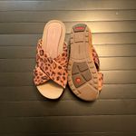 Rockport Land Blvd Animal Print Criss Cross Strap Sandals Brown Size 10 Photo 1