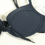 Seafolly NWT  Inka Rib Sweetheart Bustier in Indigo Photo 2