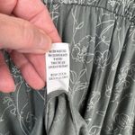 World Market Jumpsuit Womens S/M Green Floral Print Viscose Pockets Comfy Size M Photo 12