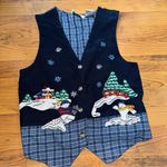 Vintagege Casey & Max Christmas/winter west Blue Photo 0