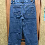 Terra & Sky Wide-Leg Blue Denim Ankle Cropped Jeans Photo 1