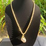 Gold Chain Rope Chain 24in 6mm And Icy Boxing Gloves Pendant Photo 2