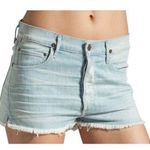 Citizens of Humanity Jean Shorts 24" Chloe High Rise Cutoff Blue/Green USA COH Photo 0