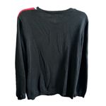 Alfred Dunner Shoes Bags and Flowers Knit Cardigan Sweater Black White Res Large Photo 1