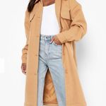 Boohoo TALL WOOL LOOK LONGLINE SHACKET Photo 0