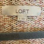 Loft Pink Marled Knit Sweater Women’s S Textured Neutral Speckled Pullover Photo 3