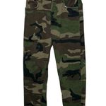 RE/DONE REDONE Jeans Womens 27 x 27 Stove Pipe High Rise Straight 70's Camo Raw Hem USA Photo 7