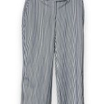 Chico's Chico’s size 00 (XS/2) crop mini sailor stripe hardware crop fashion deep navy Photo 14