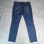 Kut From The Kloth  Connie Ankle Skinny Jeans Blue Distressed Size 16 Medium Wash Photo 7