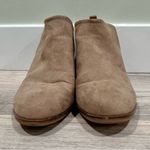 Dr. Scholls Dr. Scholl’s Laurel Ankle Boots Tan Suede Leather Low Block Heel Booties Size 8 Photo 2