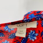 Loft Border Floral Duster Kimono Coverup Top Photo 8