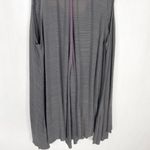 Free People Small Top Gray Beaded Sequin Boho Oversized Swing Tank Raw 1342 Photo 5