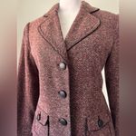 Apt. 9  Burgundy Single Breasted Blazer Photo 2