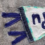 Notre Dame green blue gray white gingham pennant sweater vest Photo 6