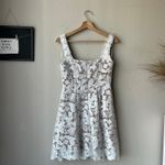 Elliatt  Dress Lace‎ White Butterfly Sleeveless Square Neck Minidress Size Small Photo 7