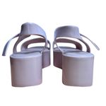 Melissa Mar Platform Sandals Light Pink Pastel Women’s Size 8 Jelly Slip-On Shoe Photo 3