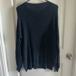 American Eagle  Long Sleeve Sweater Shirt Navy Blue Size S Photo 4
