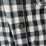 COOGI Shirt Dress Size Large Buffalo Check Plaid W&B Silver Logo Zippers Checked Photo 11