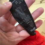 The Kooples Romantic Mixed Knit Crop Top In Orange Size Medium Photo 4