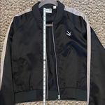 Puma Charcoal and Black Bomber Jacket, Size L Photo 10