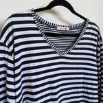 Fresh Produce Striped Beach Top Nautical Casual Vacation Comfort Blouse XL Photo 1