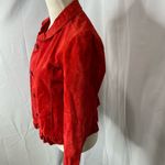 Christopher & Banks Vintage red suede leather jacket large Photo 8