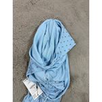 ZARA NWT  Light Blue Polka‎ Dot Sleeveless Ruched Bodycon Mini Dress size M Y2K Photo 8