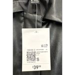 Forever 21 Black Cropped Faux leather jacke - Size S Photo 2