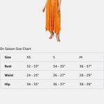 En Saison Illianna Maxi Long Dress High Low Asymmetrical Orange NEW Size‎ S Photo 10