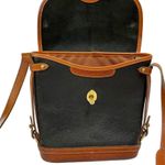 Dooney & Bourke Vintage Cavalry Spectator Black British Tan AWL P76 Shoulder Bag Photo 7