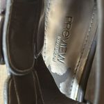 Preview International Brown Leather Buckle Strappy Kittenâ Heel Sandals 5.5 Photo 5