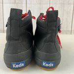 Keds Scout Ankle Sneaker Boot Black Waterproof Leather Red Laces Women’s Size 6 Photo 6