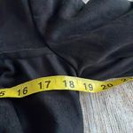 INC International Concepts Black Faux Suede Tiered Ruffle Jacket M Bell Sleeves Size M Photo 5