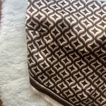 Garage  Brown Pattern Scarf Top Retro‎ Print Tie Back Tube Top Small Photo 3