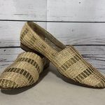 Sesto Meucci Tan Woven Slip on shoes size 9.5 Photo 0