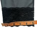Torrid Black Pleather Vegan Leather Leggings Lace Trim Ankle Size 3 Photo 8