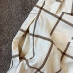 Worthington  Off White/Brown Windowpane Shorts SIZE 12 Photo 5