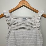 Madewell Ruffled Crochet Sweater Tank Photo 1
