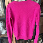 Everlane  Sweater Cashmere Barbie Pink long sleeve top crewneck ribbed pullover Photo 4