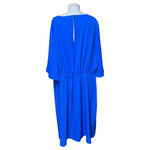 City Chic  Knot Front Fit & Flare Dress In Electric‎ Blue Size XL / Plus Size 22 Photo 4