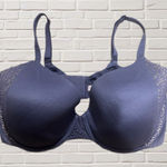 Victoria's Secret Victoria’sSecret 38DD Navy Underwire Lace Side Supportive Lined PerfectCoverage Photo 0