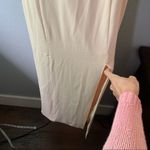 Fame and Partners  Minimalist Shift Dress in Light Nude Photo 3